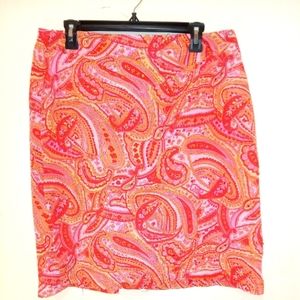 WORTHINGTON | PINK ORANGE SKIRT | SIZE 14 | MAKE ME AN OFFER